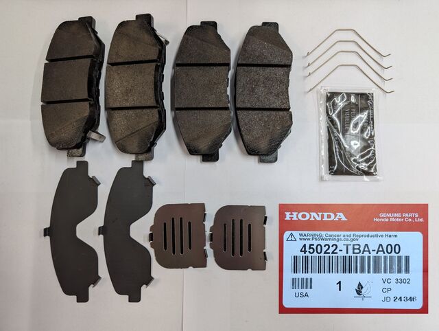 HONDA BREAK PAD FRONT (45022-S9A-A00,45022-TBA-A00) (CIVIC)