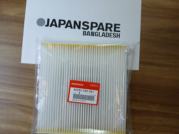 HONDA CABIN AIR FILTER (80292-TGO-Q01) (ACCORD, CRV, CIVIC, HR-V, VEZEL, ODYSSEY, INSIGHT, CRZ, FIT)